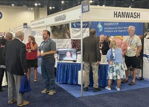 HANWASH booth attendees at Houston convention