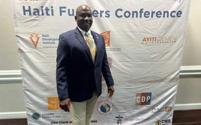 HANWASH Board Member Fritz Pierre-Louis attends the 5th annual Haiti Funders Conference